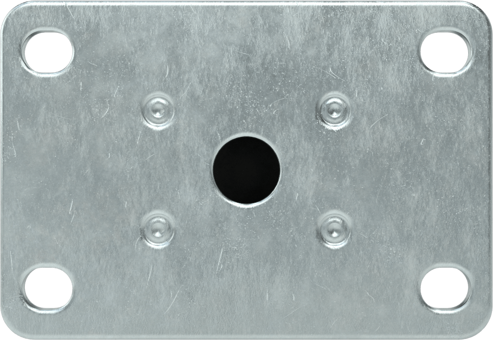 Creston Tekerlek, 3-1/2" Çapında 80A Durometreli Kauçuk Tekerlekli Sert