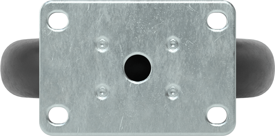 Creston Tekerlek, 6" Çaplı 60A Durometreli Kauçuk Tekerlekli Sert