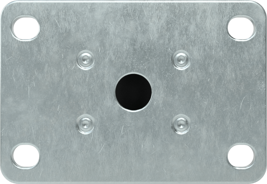 Creston Tekerlek, 2-1/2" Çaplı 80D Durometre Kauçuk Tekerlekli Sert
