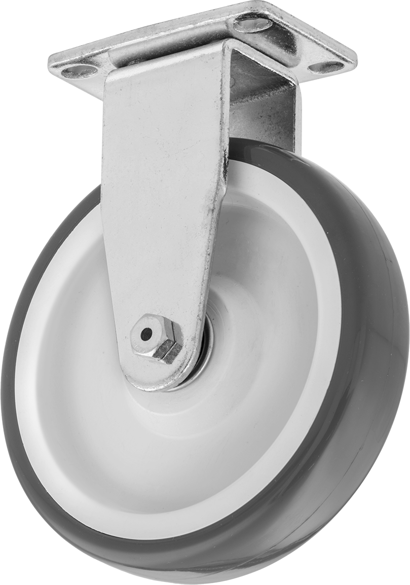 Creston Tekerlek, Rigid, 6 inç Çaplı Tekerlek, 3-5/8“ x 2-1/2” Montaj Plakası