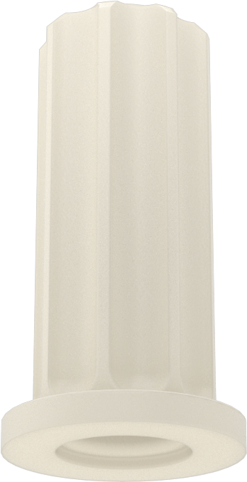 Konik Yuvarlak Tekerlek Sapı için Montaj Soketi, Sürtünmeli Kavrama, İtme, 3/4" iç çaplı yuvarlak boru için