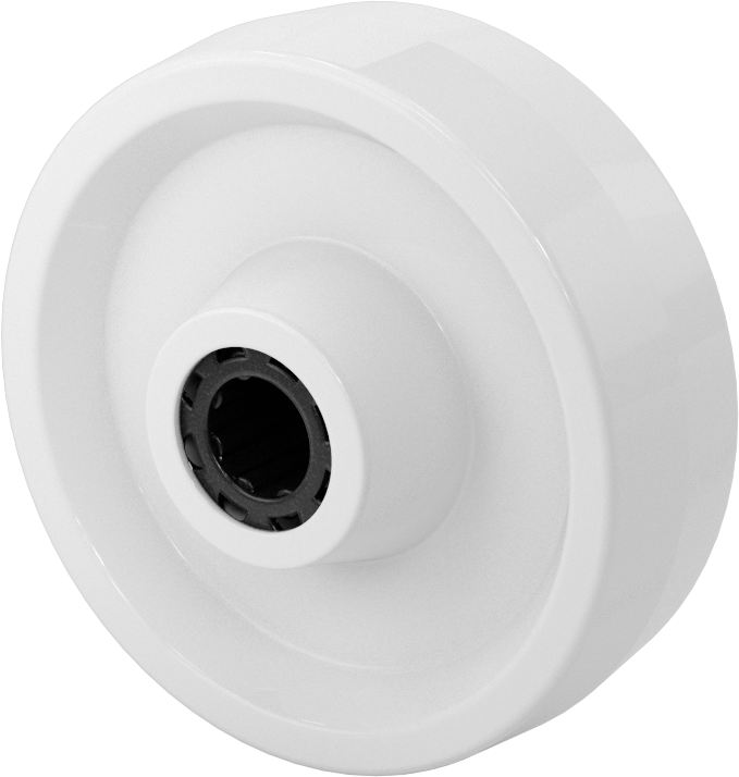 Naylon Tekerlek, Rulo Rulmanlar ile, 4“ Çap x 1-1/4” Genişlik
