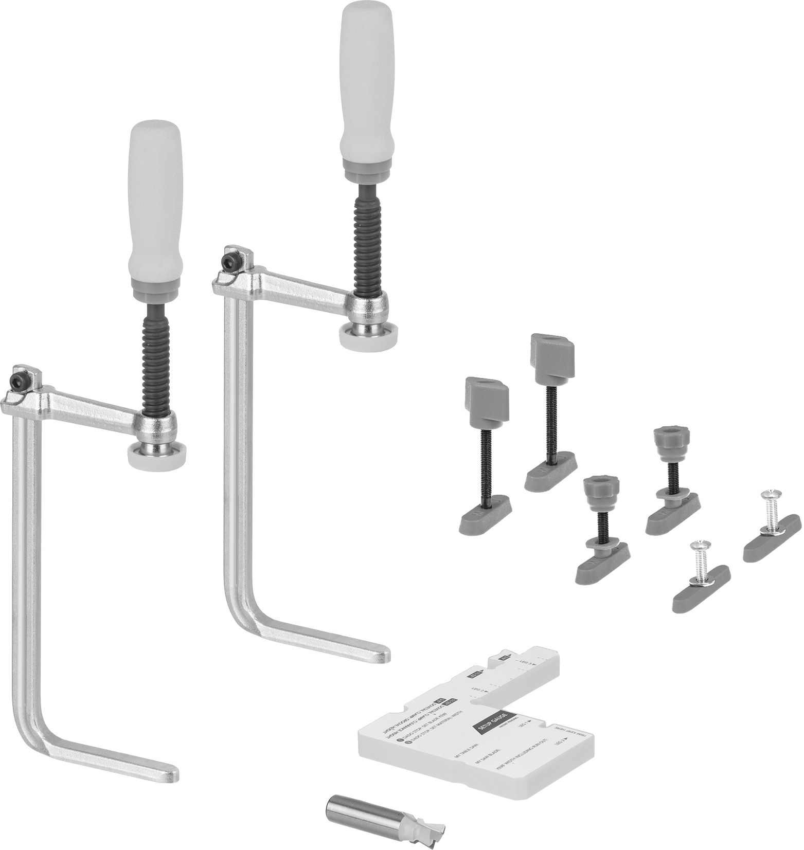 Ahşap T-Yuvası Sabitleme Masası için 10 Parçalı Kit