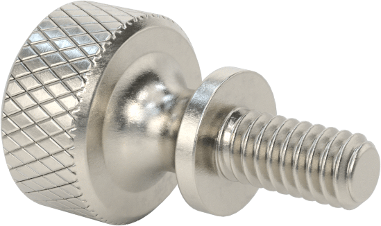 Paslanmaz Çelik Genişletilmiş Yaka Tırtıllı Başlı Ayar Vidası, M2 x 0,40 mm Diş Boyutu, 4 mm Uzunluk