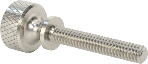 Paslanmaz Çelik Genişletilmiş Yaka Tırtıllı Başlı Ayar Vidası, M2 x 0,40 mm Diş Boyutu, 12 mm Uzunluk