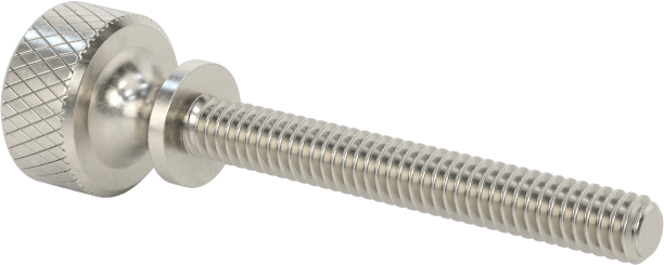 Paslanmaz Çelik Genişletilmiş Yaka Tırtıllı Başlı Ayar Vidası, M2 x 0,40 mm Diş Boyutu, 16 mm Uzunluk
