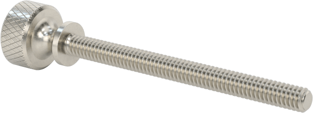 Paslanmaz Çelik Genişletilmiş Yaka Tırtıllı Başlı Ayar Vidası, M2 x 0,40 mm Diş Boyutu, 24 mm Uzunluk