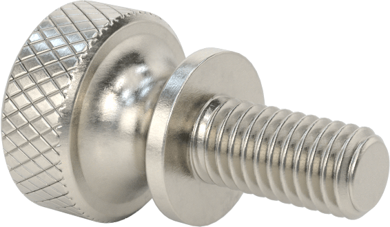 Paslanmaz Çelik Genişletilmiş Yaka Tırtıllı Başlı Ayar Vidası, M3 x 0,50 mm Dişli Boyutu, 6 mm Uzunluk