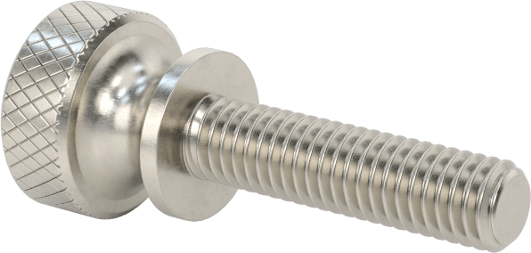 Paslanmaz Çelik Genişletilmiş Yaka Tırtıllı Başlı Ayar Vidası, M3 x 0,50 mm Dişli Boyutu, 12 mm Uzunluk