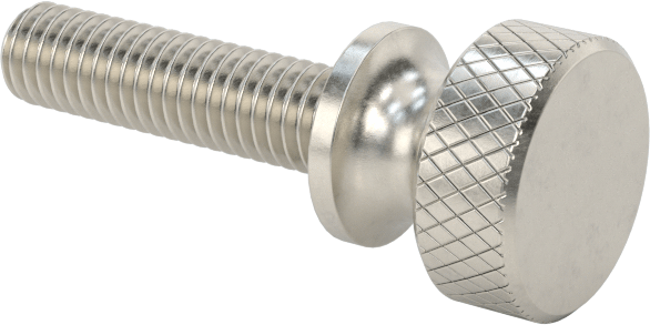 Paslanmaz Çelik Genişletilmiş Yaka Tırtıllı Başlı Ayar Vidası, M3 x 0,50 mm Dişli Boyutu, 12 mm Uzunluk