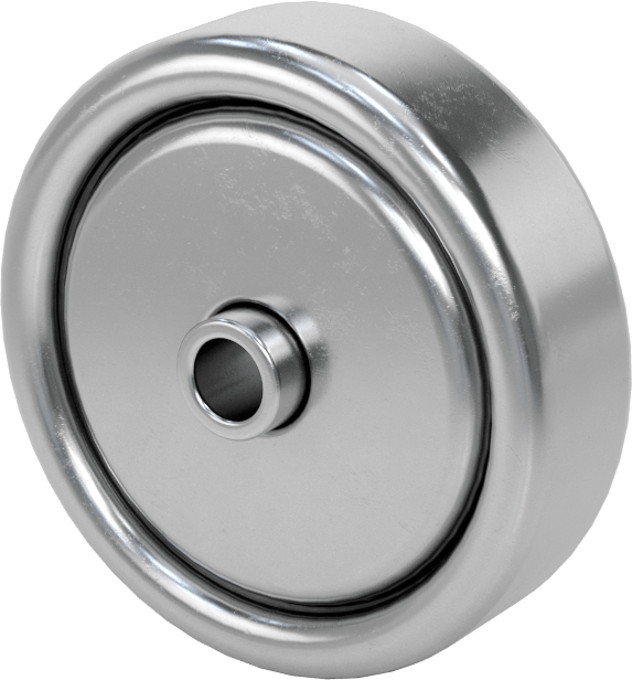 Paten Tekerleği, Çelik, 2“ Çap x 9/16” Genişlik, 50 lbs. Kapasite