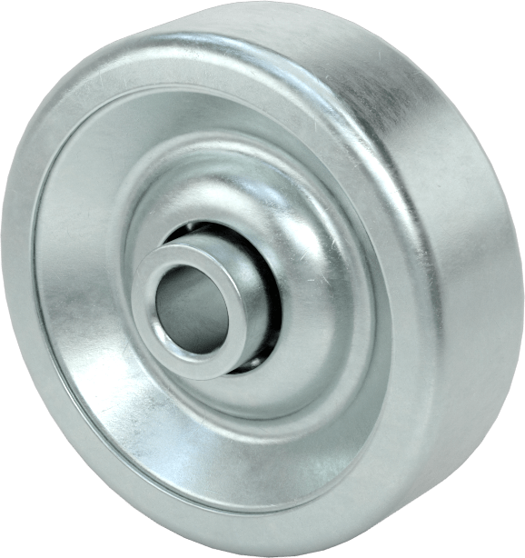Paten Tekerleği, Çelik, 1-15/16“ Çap x 5/8” Genişlik, 5/16" Aks, 13/16" Toplam Genişlik