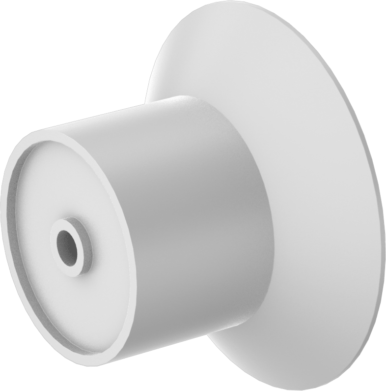 Paten Tekerleği, Flanşlı, 1-5/8" Çaplı ABS Tekerlek