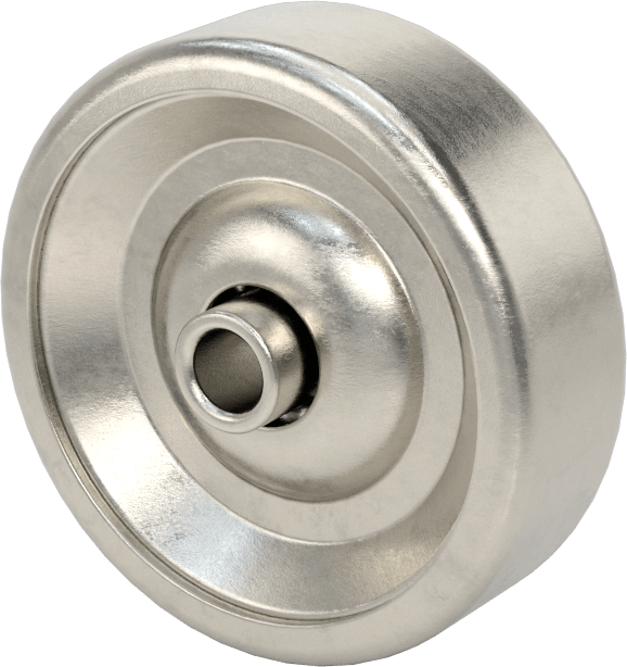 Paten Tekerleği, Paslanmaz Çelik, 1-15/16“ Çap x 5/8” Genişlik