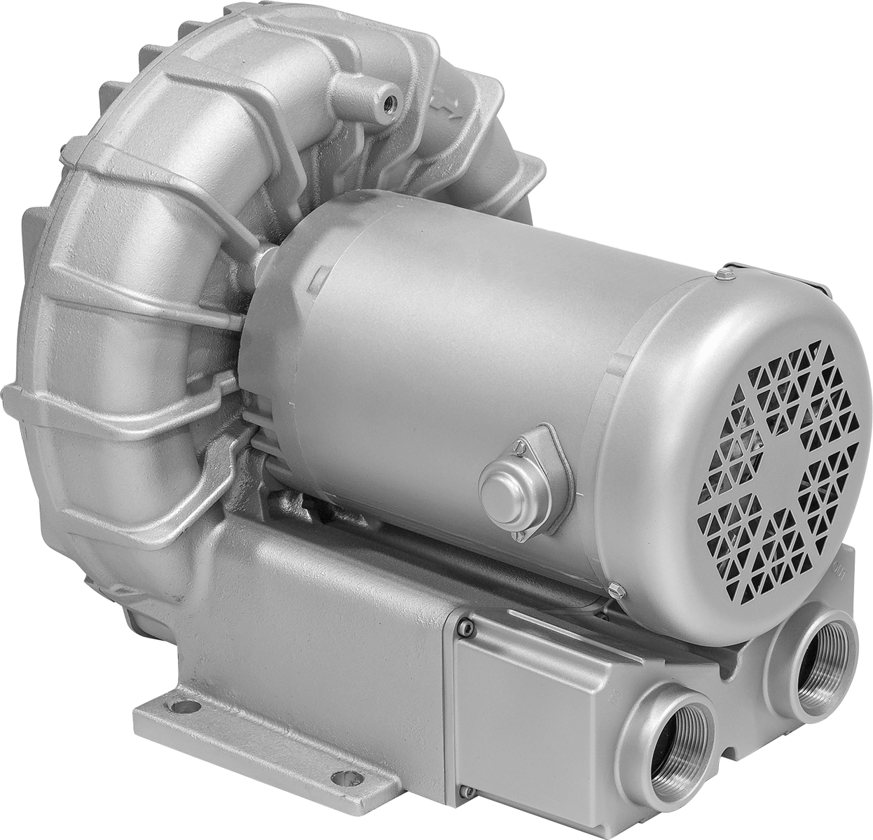 Yüksek Akışlı Düşük Basınçlı Sıkıştırılmış Hava Üfleyici, Tek Kademeli, Üç Fazlı, 420 CFM @ 0 PSI