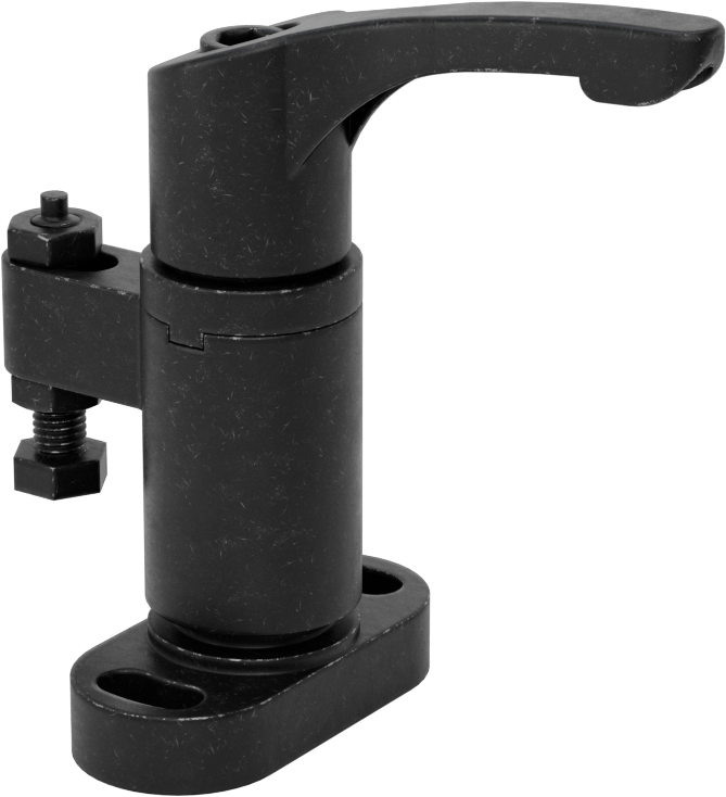 Sabitleme Fikstürü Kelepçesi, Ayarlanabilir Tutamak ile, Saat Yönünde, 7/8" Maksimum Boşluk