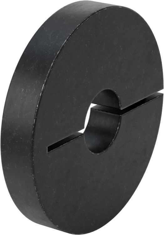 İşlenebilir Delikli Sıkıştırma Mili Yaka, 1-1/4“ ila 3” Çap için