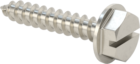 Sac Metal için Flanşlı Altıgen Başlı Vidalar, Süper Korozyona Dayanıklı 316 Paslanmaz Çelik, Numara 6 Boyut, 3/4" Uzunluk