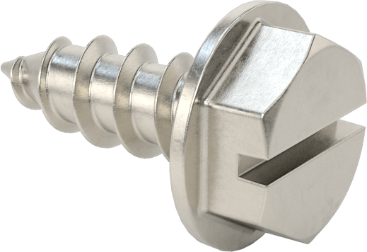 Sac Metal için Flanşlı Altıgen Başlı Vidalar, Süper Korozyona Dayanıklı 316 Paslanmaz Çelik, 10 Numaralı Boyut, 1/2" Uzunluk