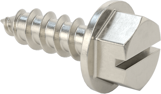 Sac Metal için Flanşlı Altıgen Başlı Vidalar, Süper Korozyona Dayanıklı 316 Paslanmaz Çelik, 14 Numaralı Boyut, 3/4" Uzunluk