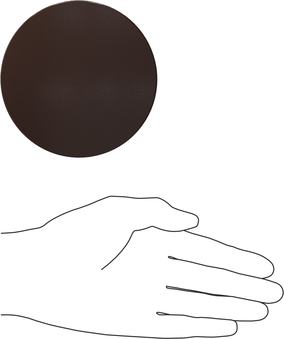 Kaygan Delrin® Asetal AF Reçine Diski, 1/2" Uzunluk, 4" Çap