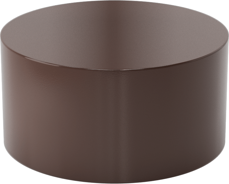 Kaygan Delrin® Asetal AF Reçine Diski, 3" Uzunluk, 6" Çap