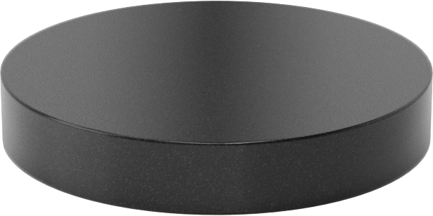 Siyah Delrin® Asetal Reçine Disk, Aşınmaya Dayanıklı, Kolay İşlenebilir, 1/2" Uzunluk, 3" Çap