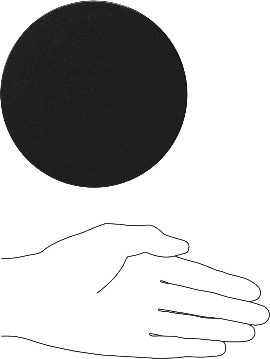 Siyah Delrin® Asetal Reçine Disk, Aşınmaya Dayanıklı, Kolay İşlenebilir, 1" Uzunluk, 5" Çap