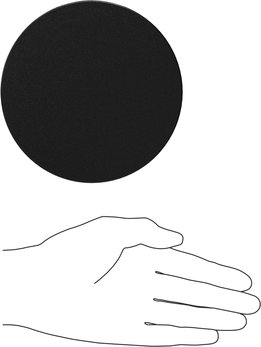 Siyah Delrin® Asetal Reçine Disk, Aşınmaya Dayanıklı, Kolay İşlenebilir, 2" Uzunluk, 5" Çap