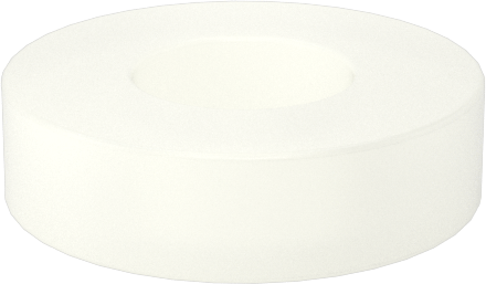 Yüksek Mukavemetli Cam Elyaflı Naylon Pullar, 4 Numaralı Vida Boyutu için, 0.115" ID, 0.250" OD
