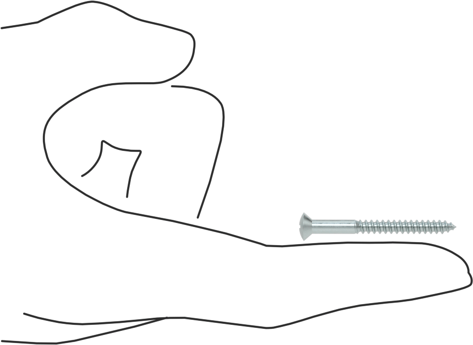 Ahşap için Phillips Oval Başlı Vidalar, Çinko Kaplı Çelik, Numara 6 Vida Boyutu, 1-1/2" Uzunluk