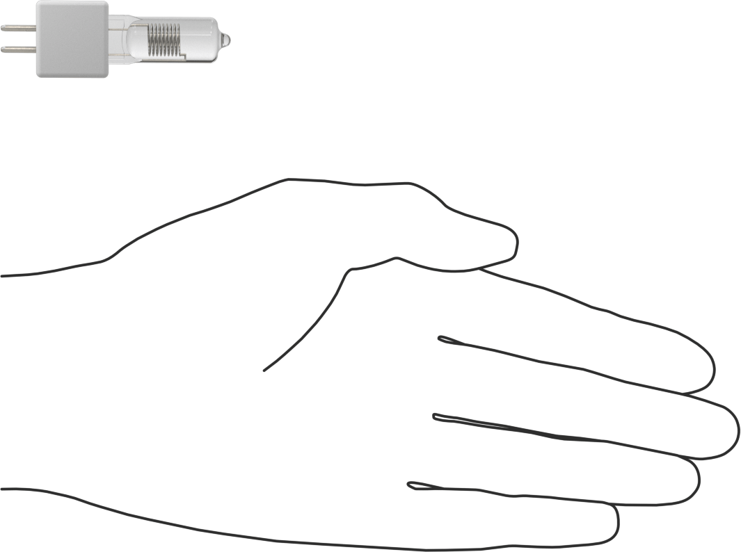 İki Pimli Tabanlı Ampul, Minyatür, Anma Numarası Gca, 120V