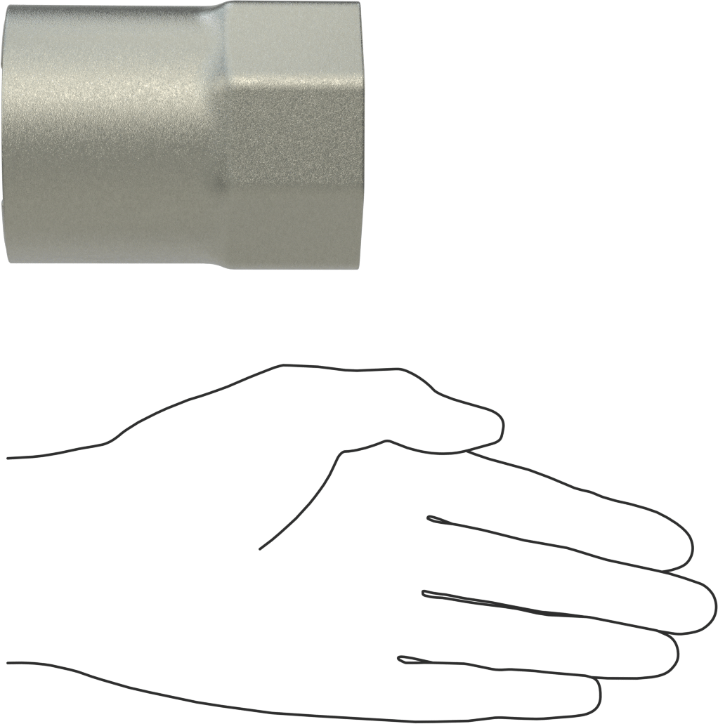 8 Uçlu Soket, 3/4" Kare Tahrik Boyutu, 2-3/8" Boyut