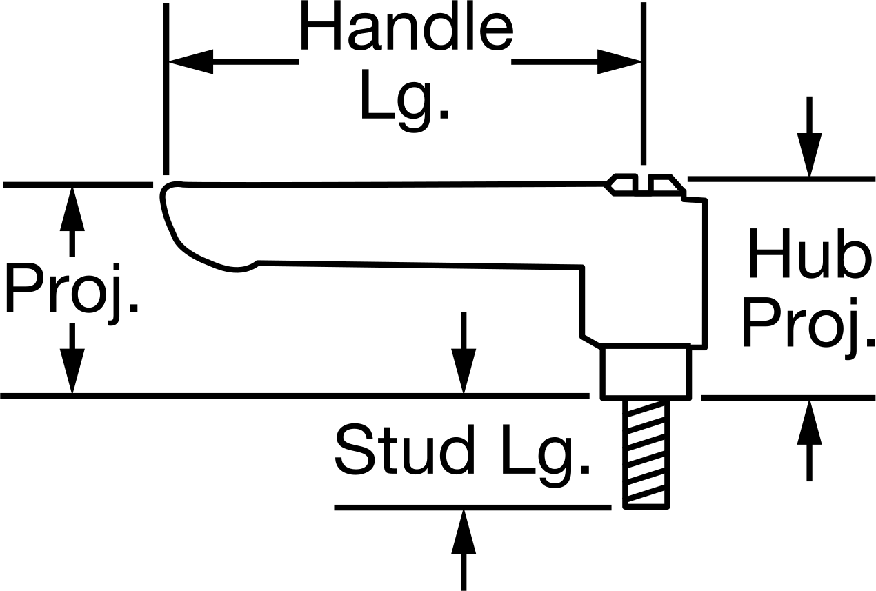 With Threaded Stud