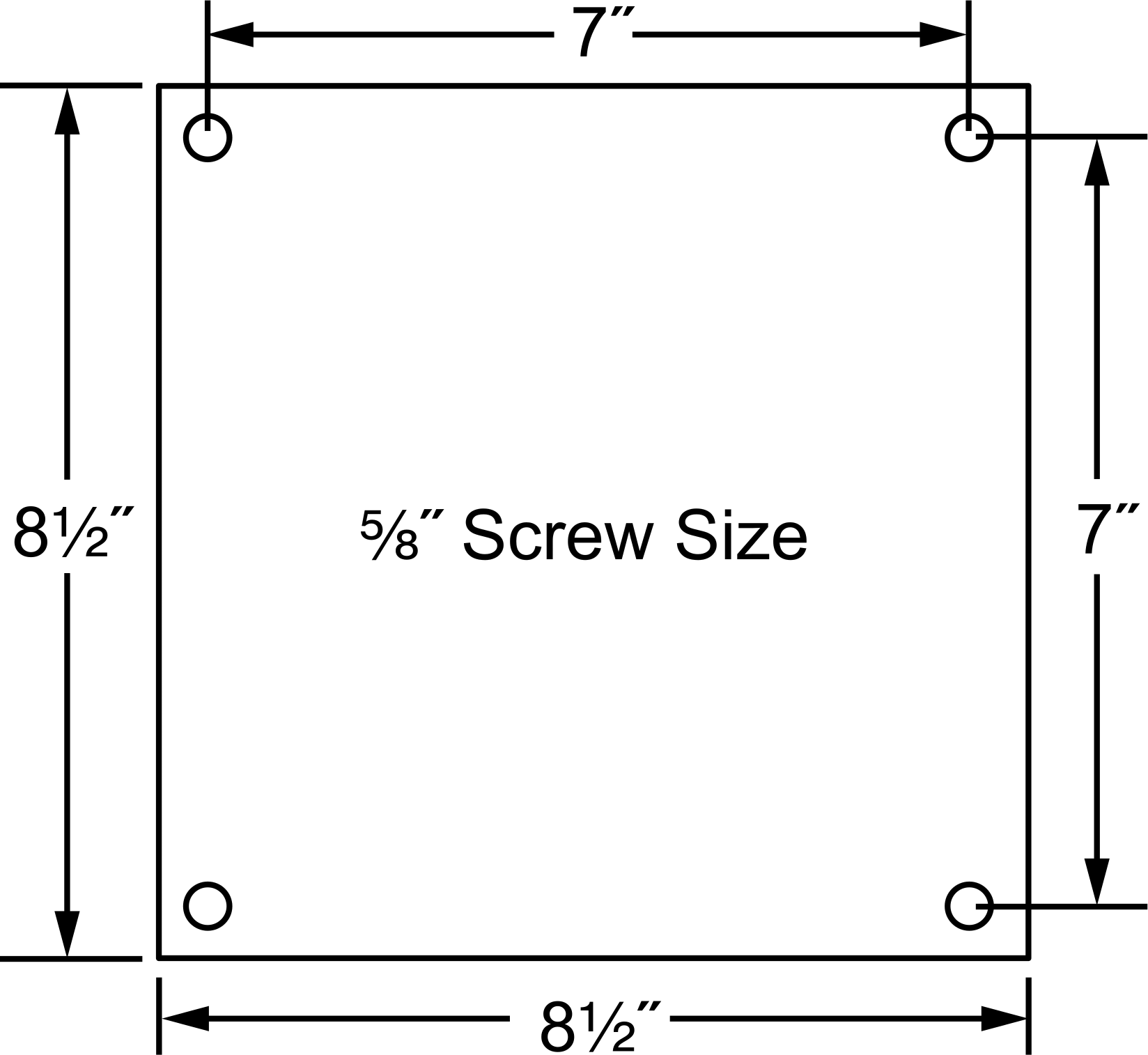 8-1/2“ x 8-1/2” Plakalı Colossus Tekerlek, Ekstra Yüksek Kapasiteli, Rigid, 10“ x 3” Yeşil Poliüretan Tekerlekler