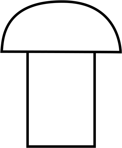 Round Domed Head