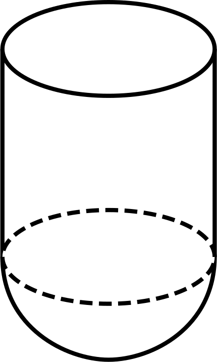 Round Well with U-Bottom