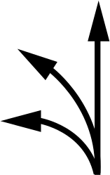 Cutting Pattern - Straight, Left Curves