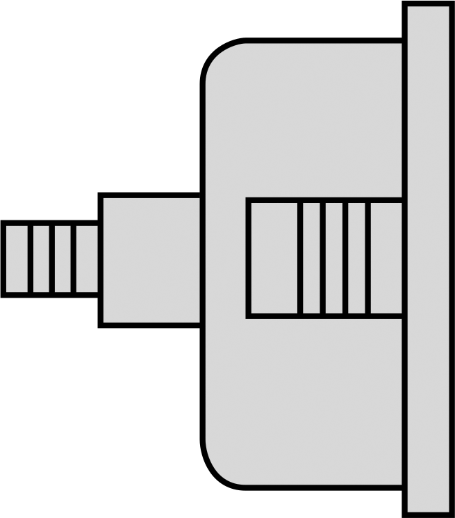 Center Back Connection (Panel Mount)