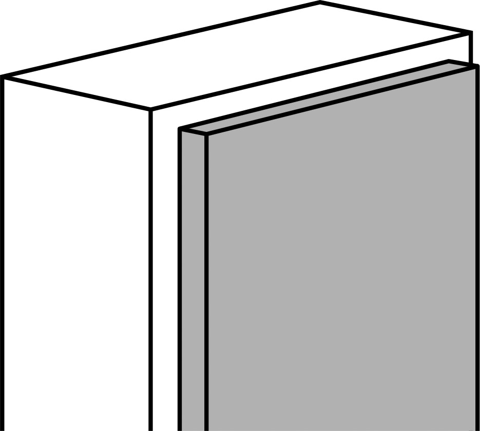 Half Overlay Door