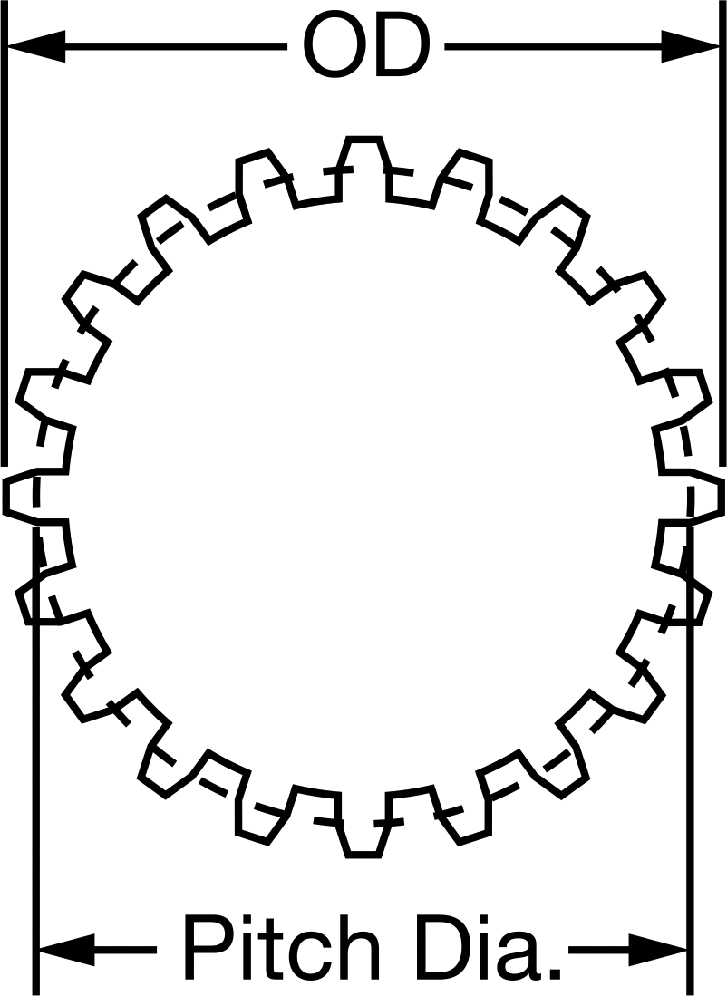 Spur Gear Stock, 24 Pitch, 20 Teeth
