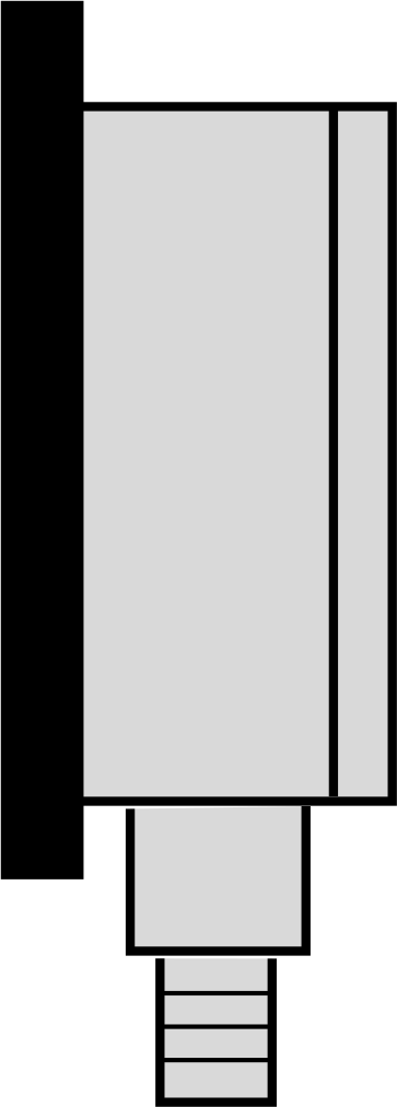 Basınç Test Göstergesi, 1/4 NPT Pirinç Alt Bağlantı, Sertifikalı, 4-1/2" Kadran, 0-30 PSI