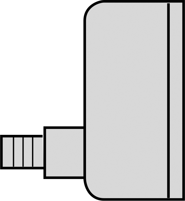 Vacuum Test Gauge, 4-1/2" Dial, 1/4 NPT Lower Back Connection, 30-0 in. of Hg