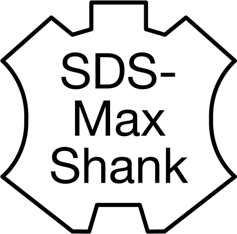 Döner Çekiçler için Matkap Ucu Şaft Adaptörü, SDS-Max Şaftlı SDS-Plus Uçlar için